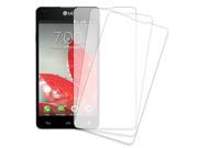 Optimus G Screen Protector Cover MPERO 3 Pack of Clear Screen Protectors for Sprint Optimus G LS970