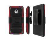 IMPACT XT Kickstand Belt Clip Case HTC 8XT Red