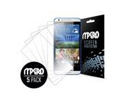 Clear Screen Protector Cover HTC Desire 620 5 Pack