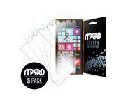 Clear Screen Protector Cover Nokia Lumia 735 730 5 Pack