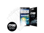 Clear Screen Protector Cover ZTE Grand X Max 5 Pack