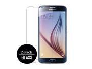 Samsung Galaxy S6 Screen Protector Covers 3 Pack Bubble Free Oleophoic Coated Tempered GLASS MPERO