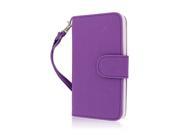 FLEX FLIP Wallet Case HTC One M7 Purple
