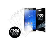 Clear Screen Protector Cover Sony Xperia Z4 5 Pack