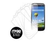 Clear Screen Protector Cover ZTE Grand S Pro 5 Pack