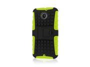 IMPACT SR Hybrid Kickstand Case Motorola Moto X 2nd Gen 2014 Neon Green