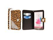 FLEX FLIP Wallet Case G3 Studded Leopard