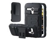 IMPACT XT Kickstand Belt Clip Case Motorola Moto G XT1032 Black