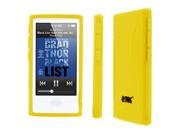 Empire Flexible S Shape Poly Skin Yellow Case for Apple iPod Nano 7Gen 7th Gen