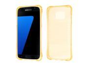 MPERO Samsung Galaxy S7 Case SLIM SHOCK Proof Flexible Soft Bumper Thin Transparent Protective Cover Gold