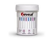 Reveal 10 Panel Cup CLIA Waived Ea THC OPI AMP MET COC BAR BZO MTD PCP OXY
