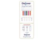 Discover 10 Panel Drug Test Card Ea THC COC OPI AMP MET PCP BAR MTD BZO BUP
