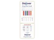 Discover 4 Panel Drug Test Card Ea COC MET THC OPI