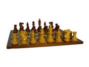 Sheesham American Emperor Chess Set Walnut Board