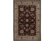Rizzy Home Bellevue Double Pointed Area Rug 3 Ft. 3 In. X 5 Ft. 3 In. Burgundy