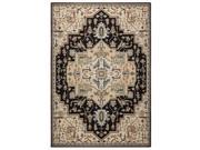Rizzy Home Bennington Double Pointed Area Rug 3 Ft. 3 In. X 5 Ft. 3 In. Black