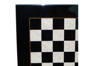 Black White Wood Veneer Chess Board