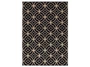 Rizzy Home Millington Power Loomed Area Rug 6 Ft. 7 In. X 9 Ft. 6 In. Black