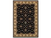 Rizzy Home Chateau Power Loomed Area Rug 5 Ft. 3 In. X 7 Ft. 7 In. Black