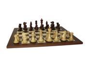 Rosewood American Classic Chess Set Dark Rosewood Board