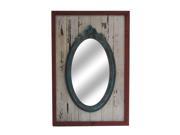 Trans Wash 2 23 1 2 Inch By 33 1 2 Inch Distressed Finish Wall Mirror