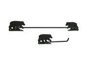 2 Pc. Black Bear Rustic Toilet Paper Holder and Towel Bar Set