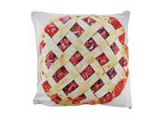 18 in. Cherries and Cherry Pie Decorative Throw Pillow