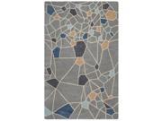 Rizzy Home Marianna Fields Hand Tufted Area Rug 8 Ft. X 10 Ft. Gray