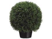20 Inch Tall Cedar Ball Topiary in Pot