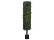 4 Foot 6 Inch Tall Boxwood Round Shaped Topiary Tree w Pot