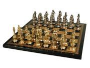 Florence Men Chess Set With Leather Board
