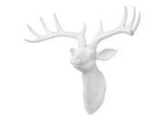 Three Hands Resin Deer Wall Decor White