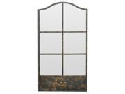 Three Hands Metal Cathedral Mirror With Mullion