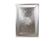 60 1 2 X 40 Inch Silver Finished Rectangle Accent Wall Mirror