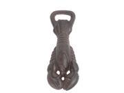 Rust Brown Finish Cast Iron Lobster Bottle Opener 5 1 2 Inch