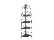 27 1 2 Inch Tall Metal Countertop 5 Tier Corner Rack