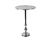 22 Inch Diameter Aluminum End Table 29 Inches Tall