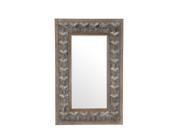 49 1 2 X 31 1 2 Inch Mosaic Design Wooden Wall Mirror