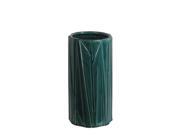 13 1 2 Inch Tall Turquoise Blue Ceramic Cylinder Vase