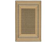 Liora Manne Etched Border Rug Grey 4 Feet 10 Inches X 7 Feet 6 Inches