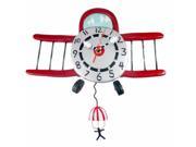 Allen Designs Airplane Jumper Pendulum Wall Clock