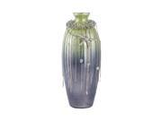 Sterling Industries Vase Corfu 16 Inch Glass Vase In Pampas Green