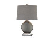 Lamp Works Simone 1 Light Table Lamp In Grey And Pewter Incandescent