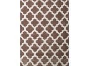 Seattle Quads Taupe Area Rug 1 Feet 11 Inches X 7 Feet 4 Inches
