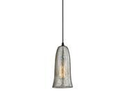 ELK Lighting Hammered Glass 1 Light Pendant, Oil Rubbed Bronze - 10431-1HME ELK Lighting Hammered Glass 1 Light Pendant, Oil Rubbed Bronze - 10431-1HME