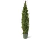 72 Potted Artificial Arborvitae Topiary Tree