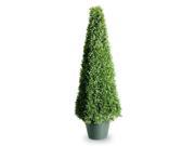 48 Potted Square Artificial Boxwood Topiary Tree