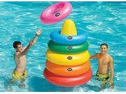 5 Water Sports Inflatable Giant Ring Toss Target Swimming Pool Game