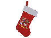 17.5 Disney Mickey Mouse and Friends Oh What Fun! Christmas Stocking