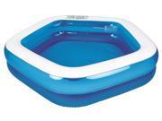 79 Blue and White Pentagon Inspired Inflatable Swimming Pool